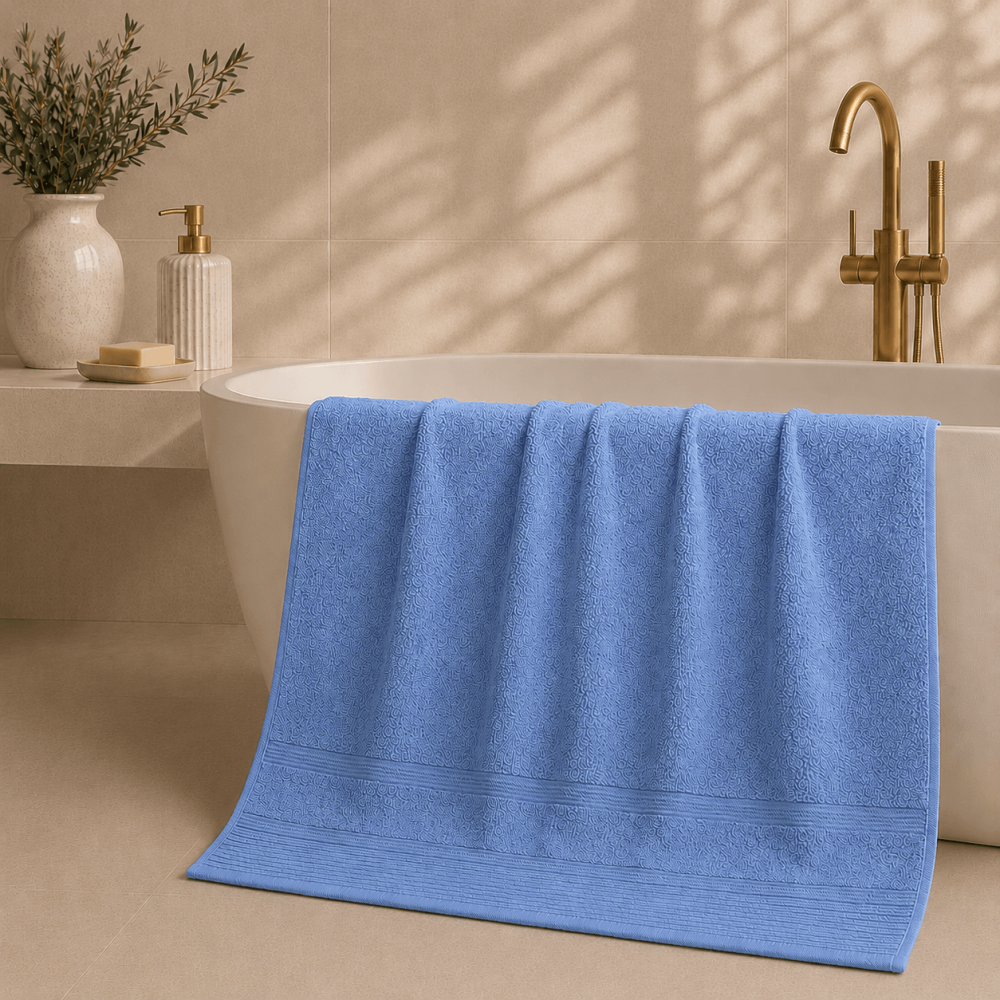 Πετσέτα Σώματος 600gsm (80x150) 100% Βαμβάκι Pennie - Astron Italy Blue 