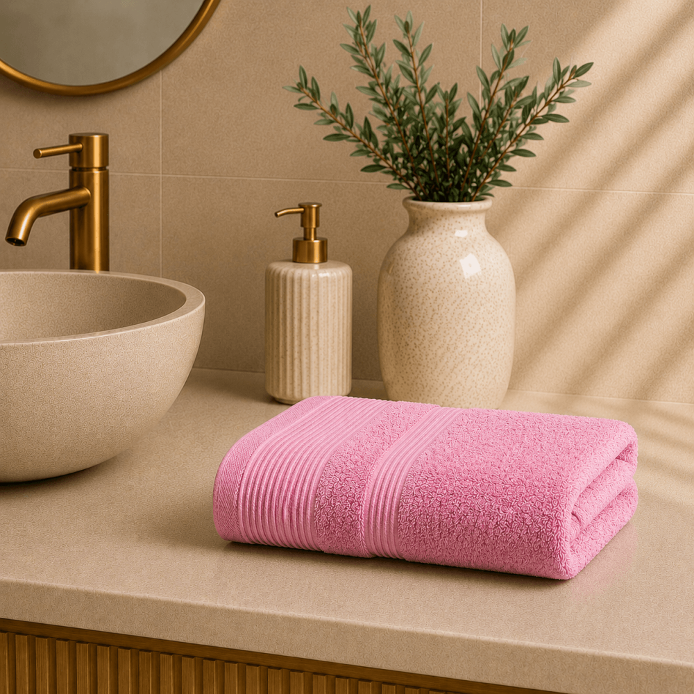 Πετσέτα Προσώπου 600gsm (50x100) 100% Βαμβάκι Pennie - Pink