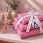 Soft Romance Spa Σετ : 3 Πετσέτες 600gsm 100% Βαμβάκι Πεννιέ Pink & Estia Ginger Lily Αρωματικό Χώρου 200ml με Sticks