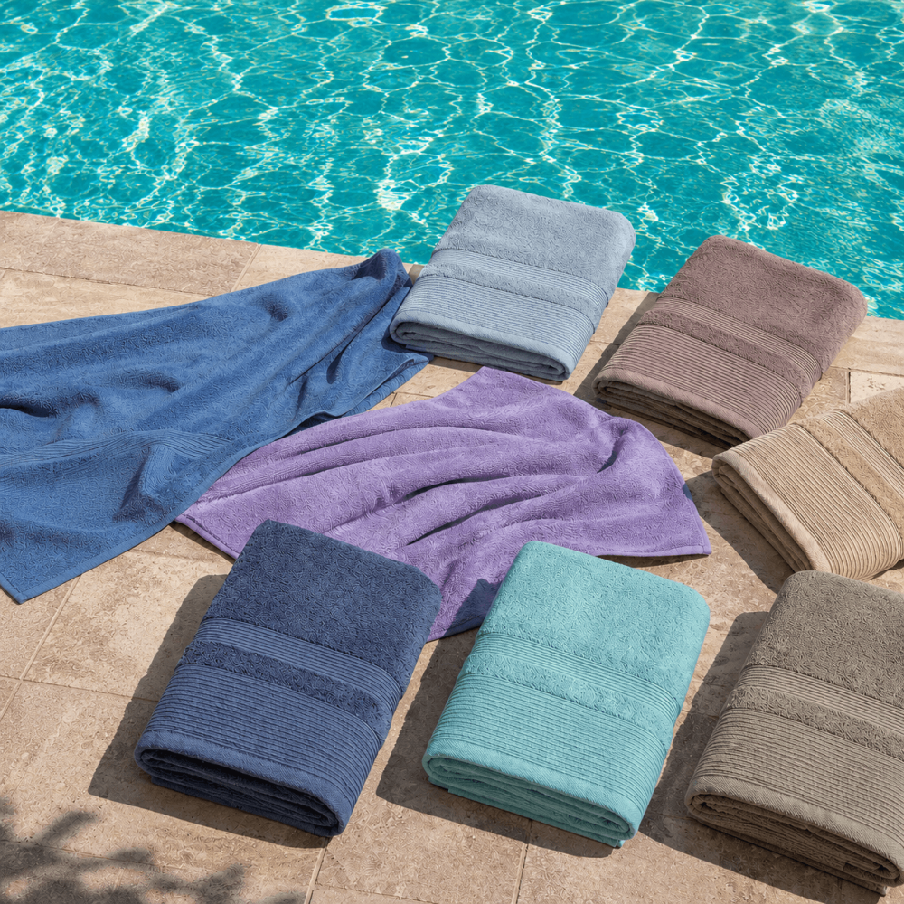 Πετσέτα Πισίνας - Spa Ξενοδοχείου 550gsm (80x150) 100% Βαμβάκι Πεννιέ - Astron Italy Dusty Rose