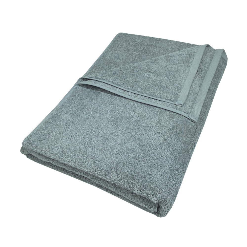 Πετσέτα Πισίνας Ξενοδοχείου 550gsm (100x180) 100% Βαμβάκι Πεννιέ - Astron Italy Light Grey