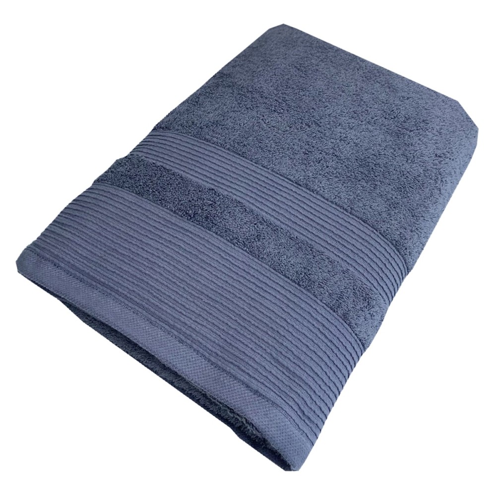 Πετσέτα Πισίνας - Spa Ξενοδοχείου 550gsm (80x150) 100% Βαμβάκι Πεννιέ - Astron Italy Dark Grey