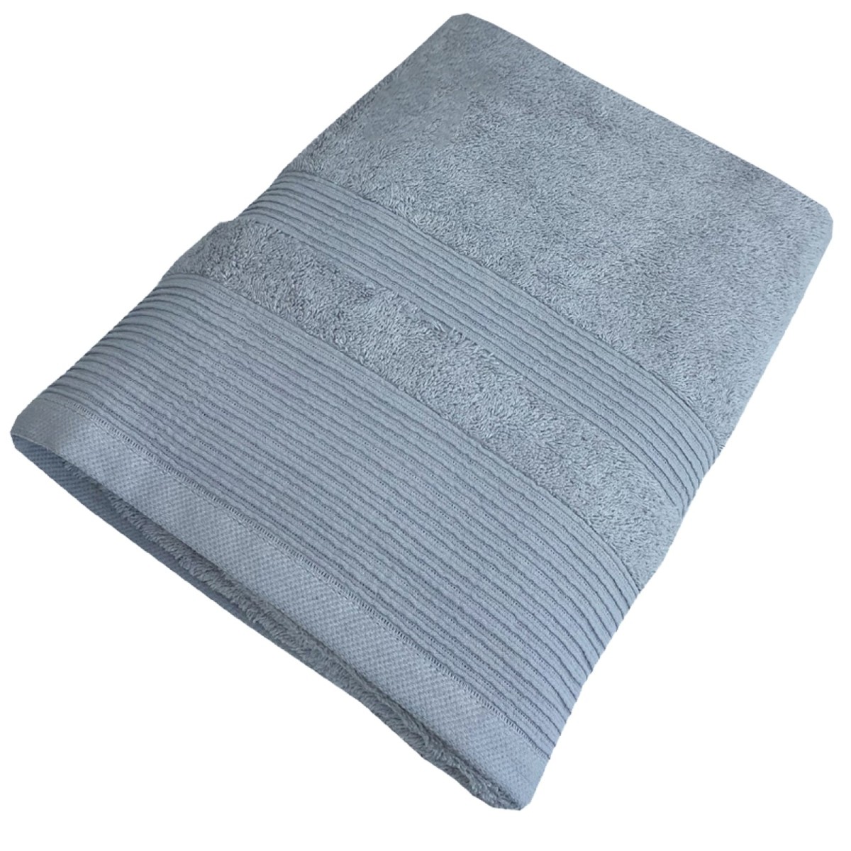 Πετσέτα Πισίνας - Spa Ξενοδοχείου 550gsm (80x150) 100% Βαμβάκι Πεννιέ - Astron Italy Light Grey