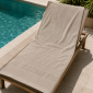 Πετσέτα Πισίνας - Spa Ξενοδοχείου 550gsm (80x150) 100% Βαμβάκι Πεννιέ - Astron Italy Beige