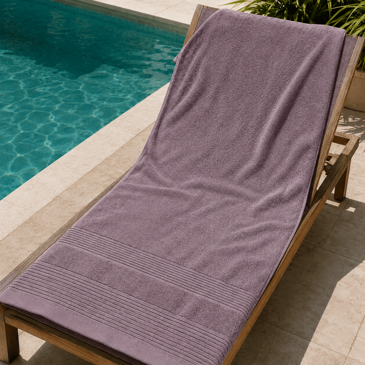 Πετσέτα Πισίνας - Spa Ξενοδοχείου 550gsm (80x150) 100% Βαμβάκι Πεννιέ - Astron Italy Dusty Rose