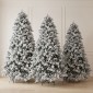 Χριστουγεννιάτικο Δένδρο FLOCKED SUGAR PINE 210εκ. Χιονισμένο με Μεταλλική Βάση Iliadis 78098