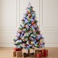 Χριστουγεννιάτικο Δέντρο PRE-LIT SNOWY MONTCLAIR SPRUCE 210εκ με 500 LED Θερμά Λευκά & Πολύχρωμα Λαμπάκια 90526