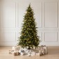 Χριστουγεννιάτικο Δέντρο PRE-LIT NOBLE FIR 270εκ με 600 LED Θερμά Λευκά & Πολύχρωμα Λαμπάκια 90530