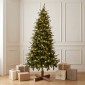 Χριστουγεννιάτικο Δέντρο PRE-LIT NOBLE FIR 180εκ με 250 LED Θερμά Λευκά & Πολύχρωμα Λαμπάκια 90527