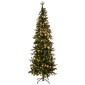 Χριστουγεννιάτικο Δέντρο PRE-LIT SLIM ALPINE 150εκ με 150 LED Θερμά Λευκά Λαμπάκια 90538