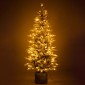 Χριστουγεννιάτικο Δέντρο PRE-LIT ICELAND POTTED FIR 150εκ με 100 LED Θερμά Λευκά & Πολύχρωμα Λαμπάκια 90554