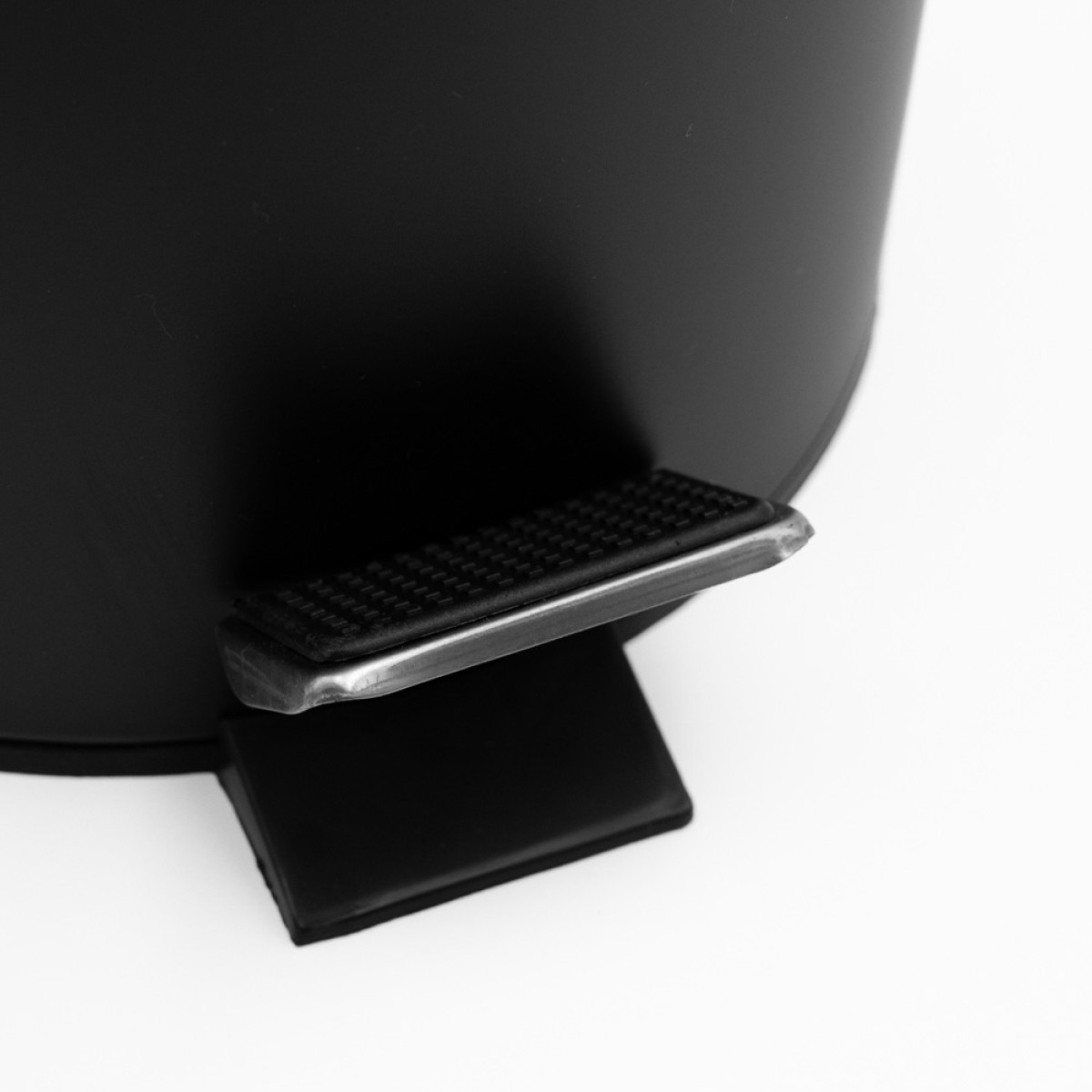 Bamboo Black Σετ Πεντάλ 5lt Soft Close & Πιγκάλ Μεταλλικό με Ξύλινο Καπάκι