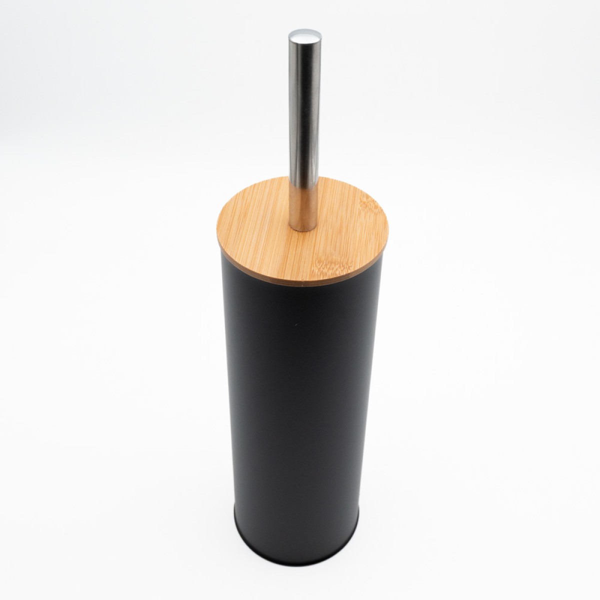 Bamboo Black Σετ Πεντάλ 5lt Soft Close & Πιγκάλ Μεταλλικό με Ξύλινο Καπάκι
