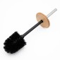 Bamboo Black Σετ Πεντάλ 5lt Soft Close & Πιγκάλ Μεταλλικό με Ξύλινο Καπάκι