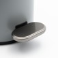 Sidirela Oval Grey Σετ Πεντάλ 5Lt + Πιγκάλ Σιλικόνης Μεταλλικό με Soft Close