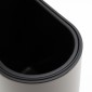 Sidirela Oval Taupe Σετ Πεντάλ 5Lt + Πιγκάλ Σιλικόνης Μεταλλικό με Soft Close