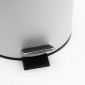 Bamboo White Σετ Πεντάλ 5lt Soft Close & Πιγκάλ Μεταλλικό με Ξύλινο Καπάκι
