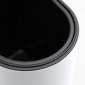 Sidirela Oval White Σετ Πεντάλ 5Lt & Πιγκάλ Σιλικόνης Μεταλλικό με Soft Close