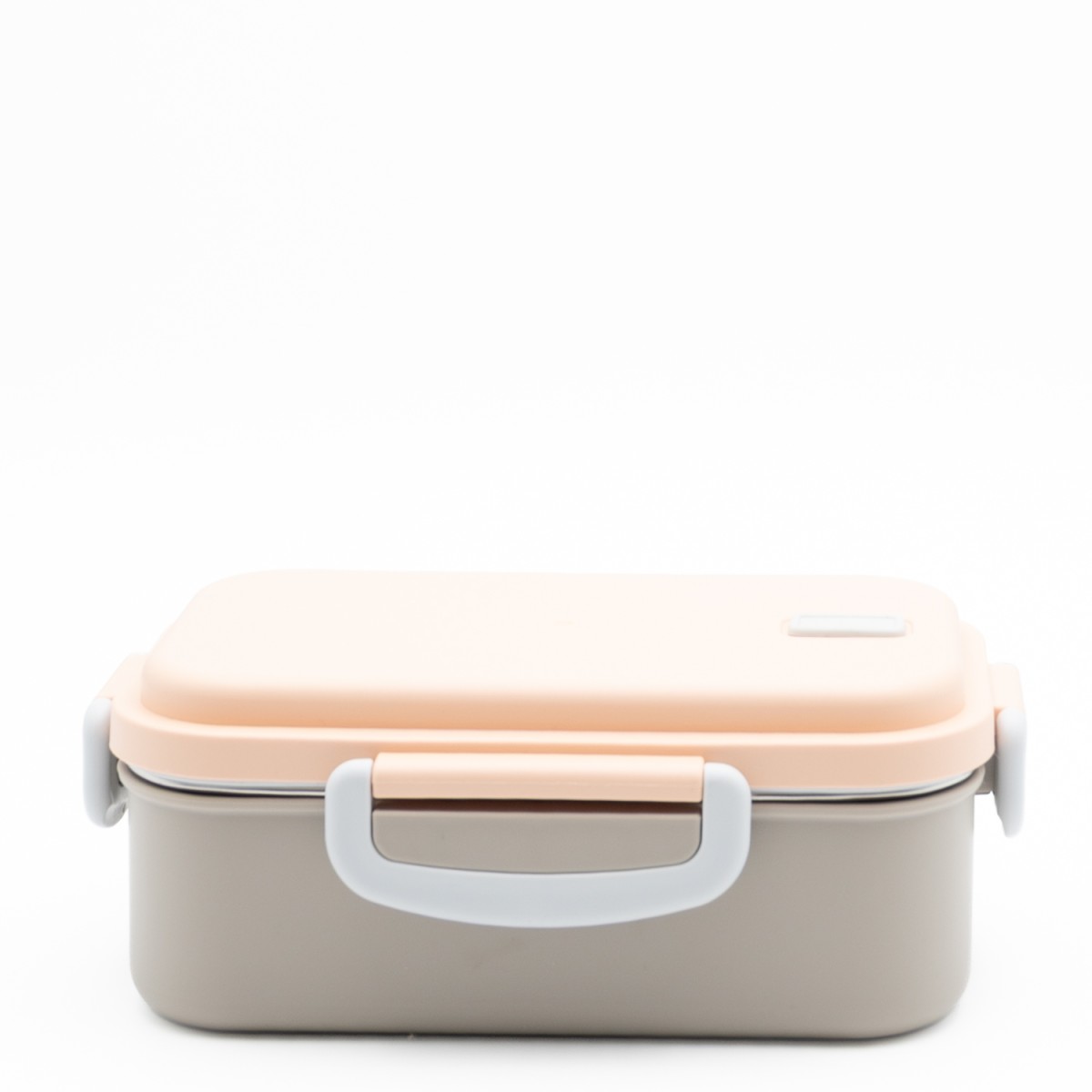 Lunch Set: Ανοξείδωτο Φαγητοδοχείο 500ml Beige με Μαχαιροπίρουνα & Παιδικό Ανοξείδωτο Θερμός Baby Rabbit 460ml με Καλαμάκι