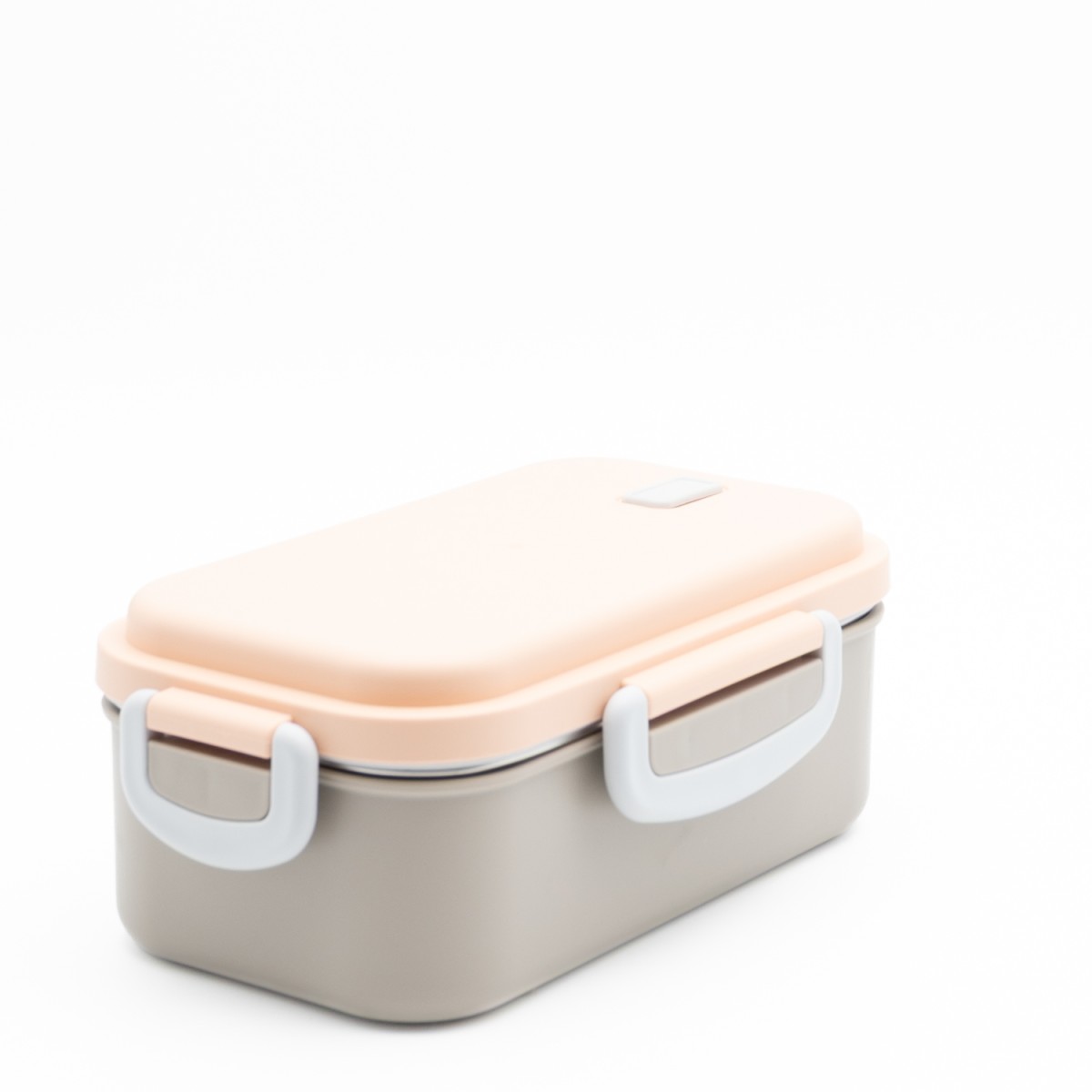 Sidirela Beige Φαγητοδοχείο 500ml Ανοξείδωτο με Κουτάλι & Πιρούνι