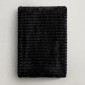 Κουβέρτα Fleece Διπλή (200x220) Βελούδινη Cocoon Μαύρη με Extra Soft Υφή