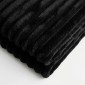 Κουβέρτα Fleece Διπλή (200x220) Βελούδινη Cocoon Μαύρη με Extra Soft Υφή