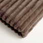 Κουβέρτα Fleece Διπλή (200x220) Βελούδινη Cocoon Καφέ με Extra Soft Υφή