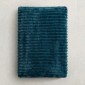 Κουβέρτα Fleece Διπλή (200x220) Βελούδινη Cocoon Πετρόλ με Extra Soft Υφή