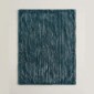 Κουβέρτα Fleece Διπλή (200x220) Βελούδινη Cocoon Πετρόλ με Extra Soft Υφή