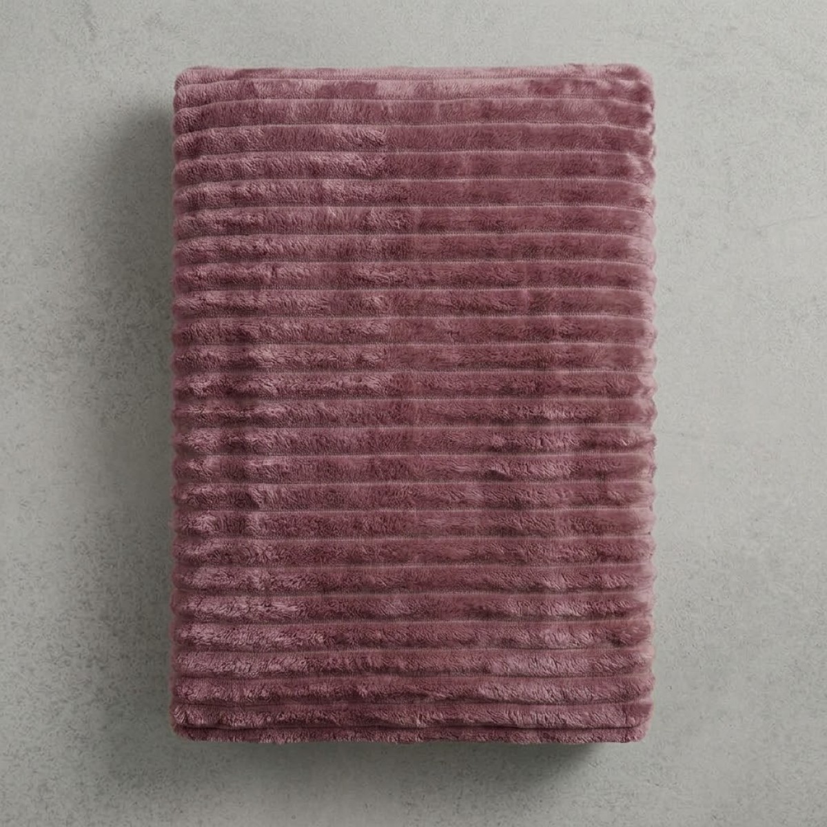 Κουβέρτα Fleece Διπλή (200x220) Βελούδινη Cocoon Σάπιο Μήλο με Extra Soft Υφή