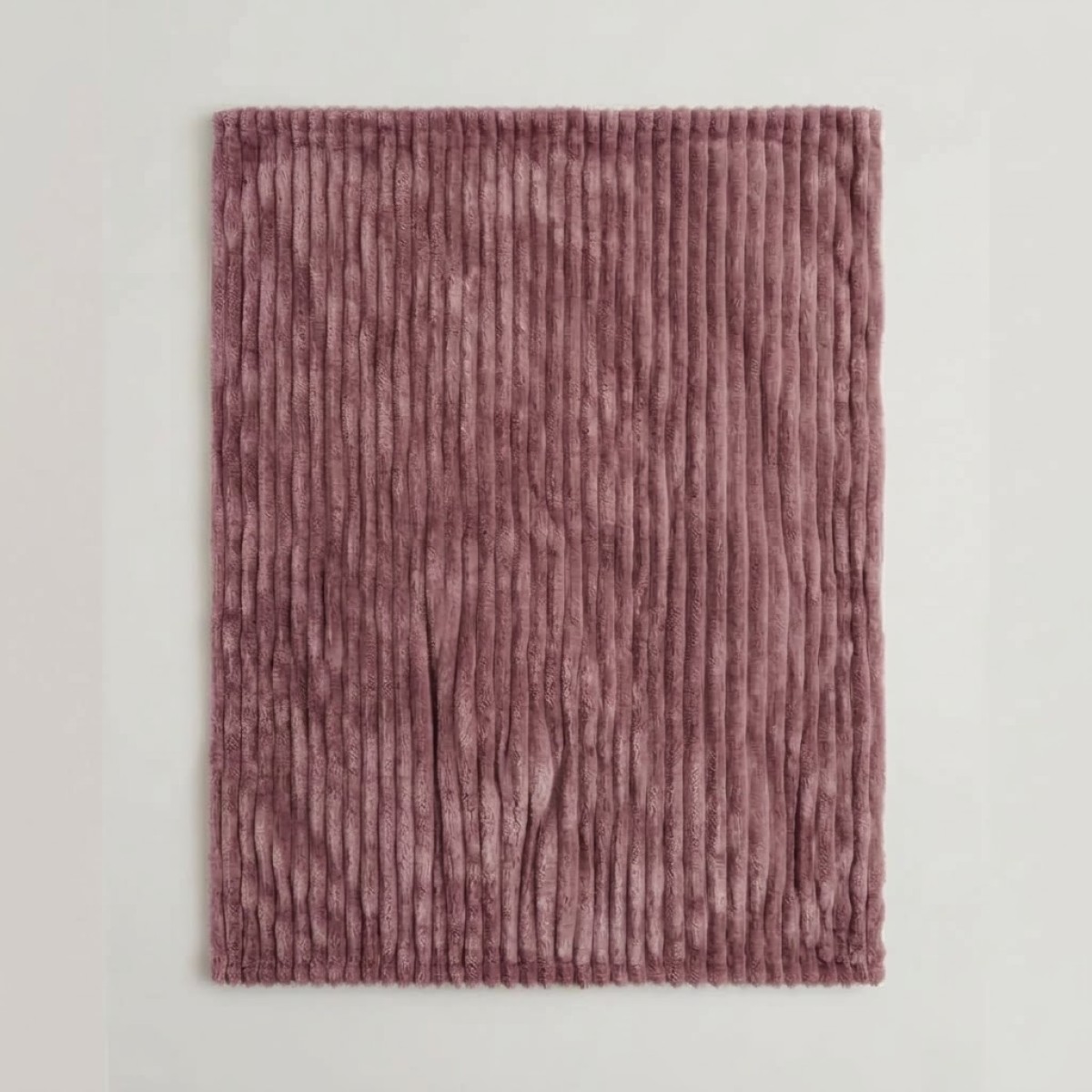 Κουβέρτα Fleece Διπλή (200x220) Βελούδινη Cocoon Σάπιο Μήλο με Extra Soft Υφή