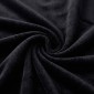 Κουβέρτα Fleece Μονή (150x220) Βελούδινη Μαύρη με Extra Soft Υφή