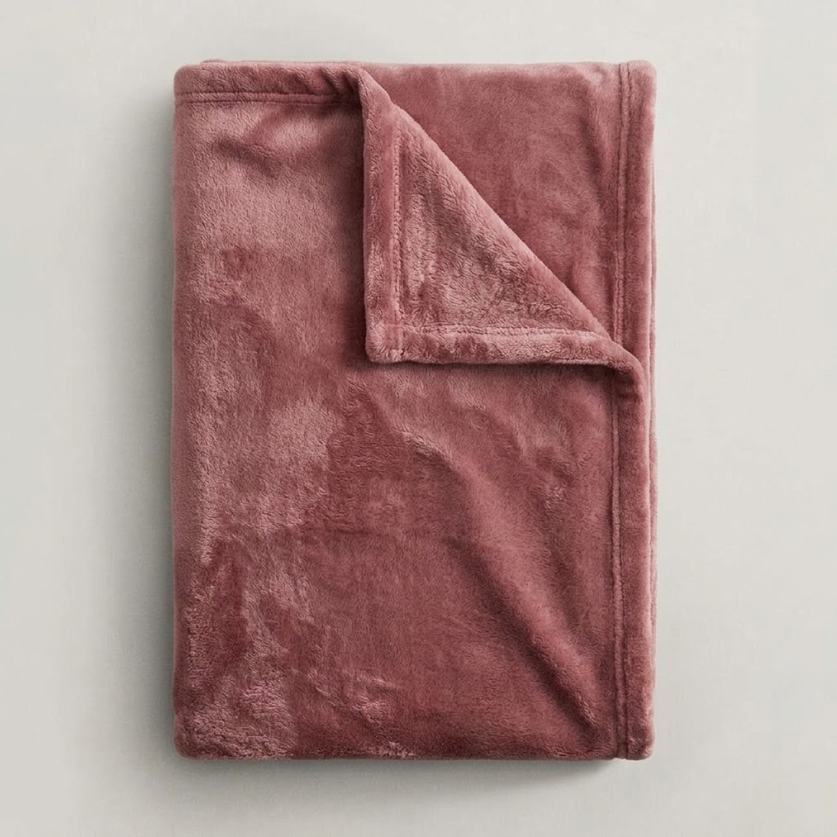 Κουβέρτα Fleece Διπλή (200x220) Βελούδινη Σάπιο Μήλο με Extra Soft Υφή