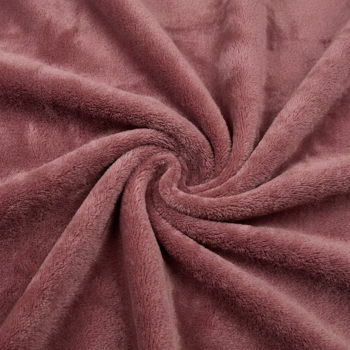 Κουβέρτα Fleece Διπλή (200x220) Βελούδινη Σάπιο Μήλο με Extra Soft Υφή