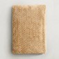 Κουβέρτα Fleece Διπλή (200x220) Βελούδινη ZigZag Μπεζ με Extra Soft Υφή