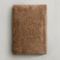 Κουβέρτα Fleece Διπλή (200x220) Βελούδινη ZigZag Καφέ με Extra Soft Υφή