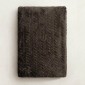 Κουβέρτα Fleece Διπλή (200x220) Βελούδινη ZigZag Σκούρο Καφέ με Extra Soft Υφή