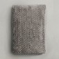 Κουβέρτα Fleece Μονή (150x220) Βελούδινη ZigZag Γκρι με Extra Soft Υφή