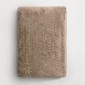Κουβέρτα Fleece Μονή (150x220) Βελούδινη ZigZag Ανοιχτό Καφέ με Soft Ανάγλυφη Υφή
