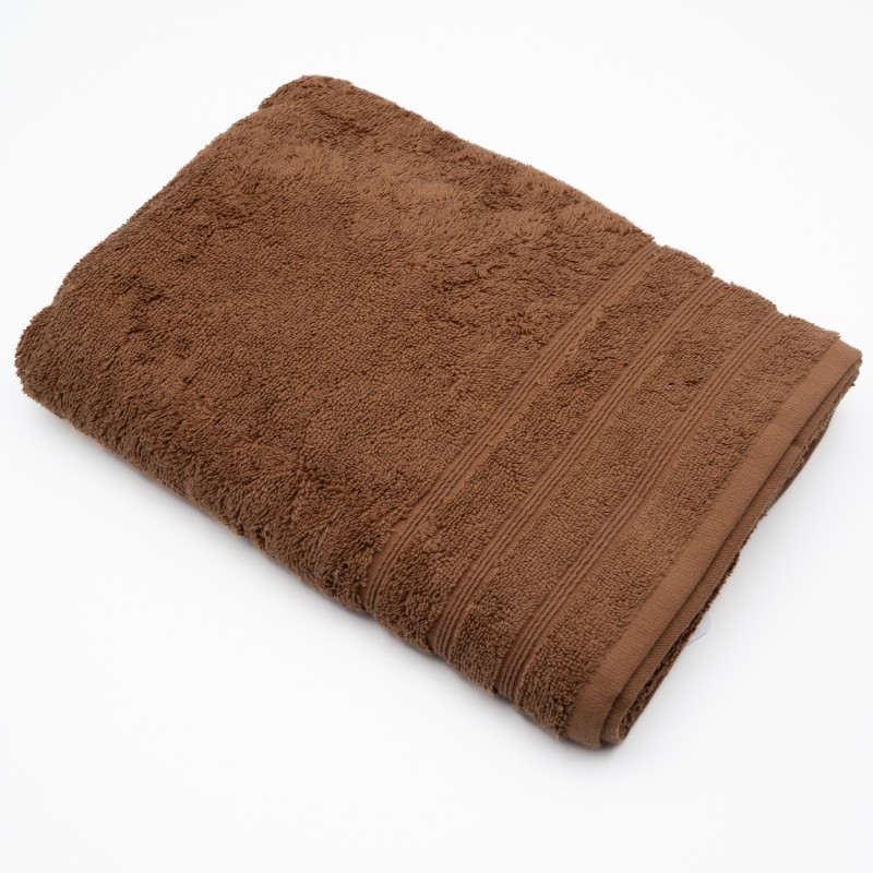 Πετσέτα Σώματος (70x140) 100% Βαμβάκι 550gsm Καφέ - Σειρά Line