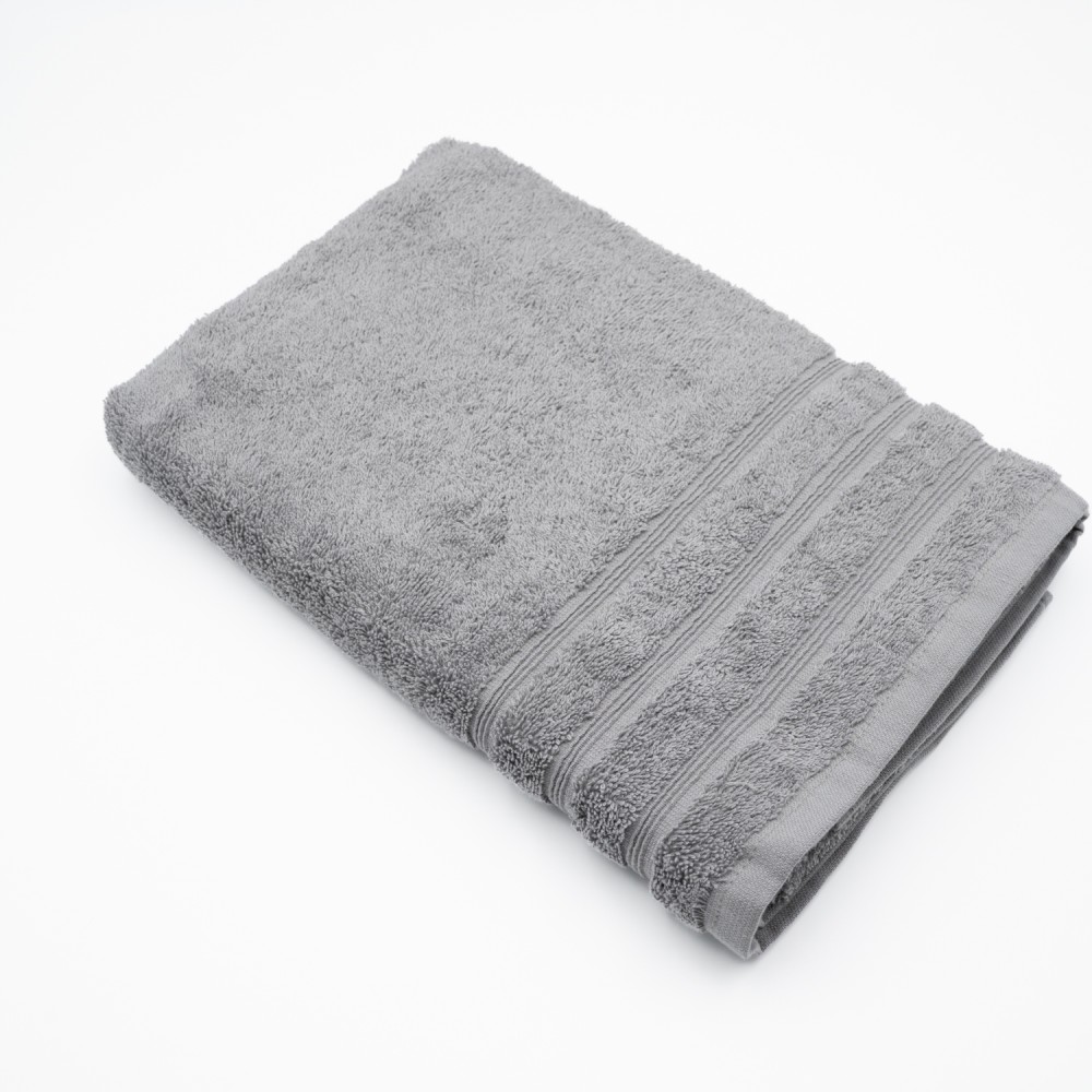 Πετσέτα Σώματος (80x160) 100% Βαμβάκι 550gsm Γκρι - Σειρά Line