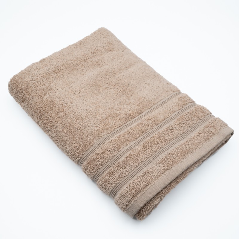 Πετσέτα Σώματος (80x160) 100% Βαμβάκι 550gsm Μπεζ - Σειρά Line