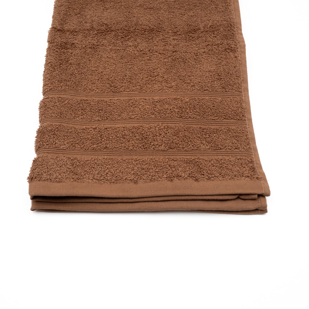 Πετσέτα Προσώπου (50x90) 100% Βαμβάκι 550gsm Καφέ - Σειρά Line