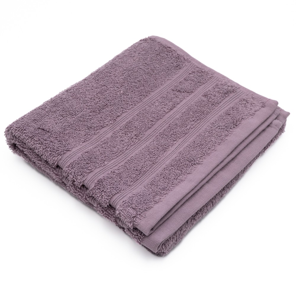 Πετσέτα Προσώπου (50x90) 100% Βαμβάκι 550gsm Λιλά - Σειρά Line