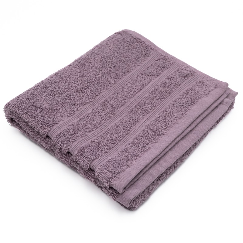 Πετσέτα Προσώπου (50x90) 100% Βαμβάκι 550gsm Λιλά - Σειρά Line