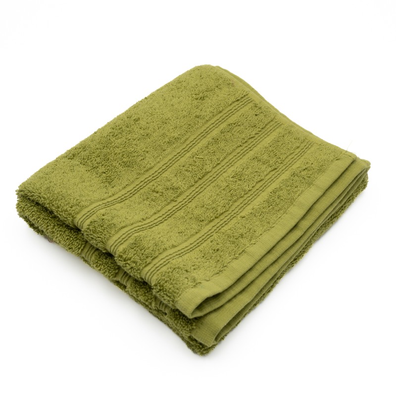 Πετσέτα Προσώπου (50x90) 100% Βαμβάκι 550gsm Λαδί - Σειρά Line