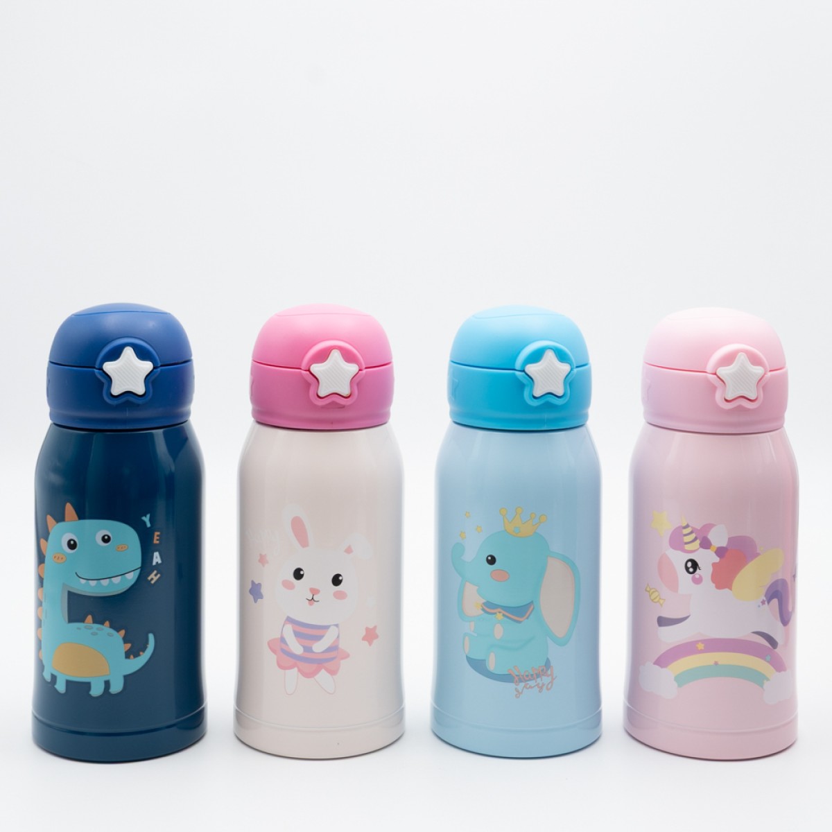 Baby Unicorn Παιδικό Θερμός 460ml Ανοξείδωτο με Καλαμάκι