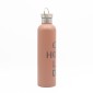 Sidirela Eco Orange Θερμός 1000ml Ανοξείδωτο με Πώμα Bamboo & Λαβή Μεταφοράς
