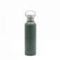 Sidirela Eco Green Θερμός 750ml Ανοξείδωτο με Πώμα Bamboo & Λαβή Μεταφοράς