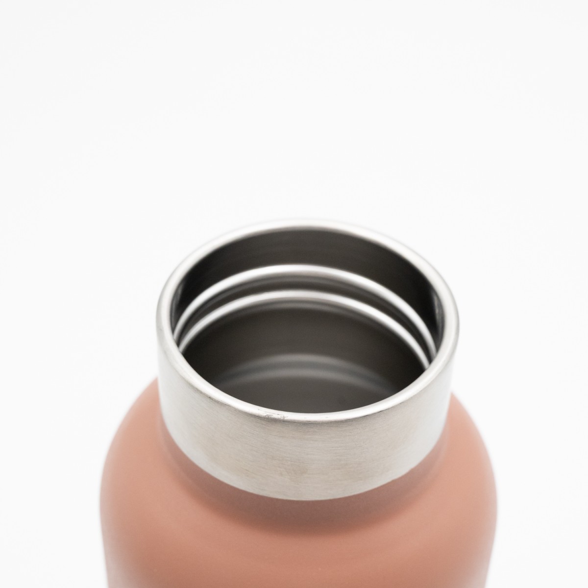 Sidirela Eco Orange Θερμός 500ml Ανοξείδωτο με Πώμα Bamboo & Λαβή Μεταφοράς